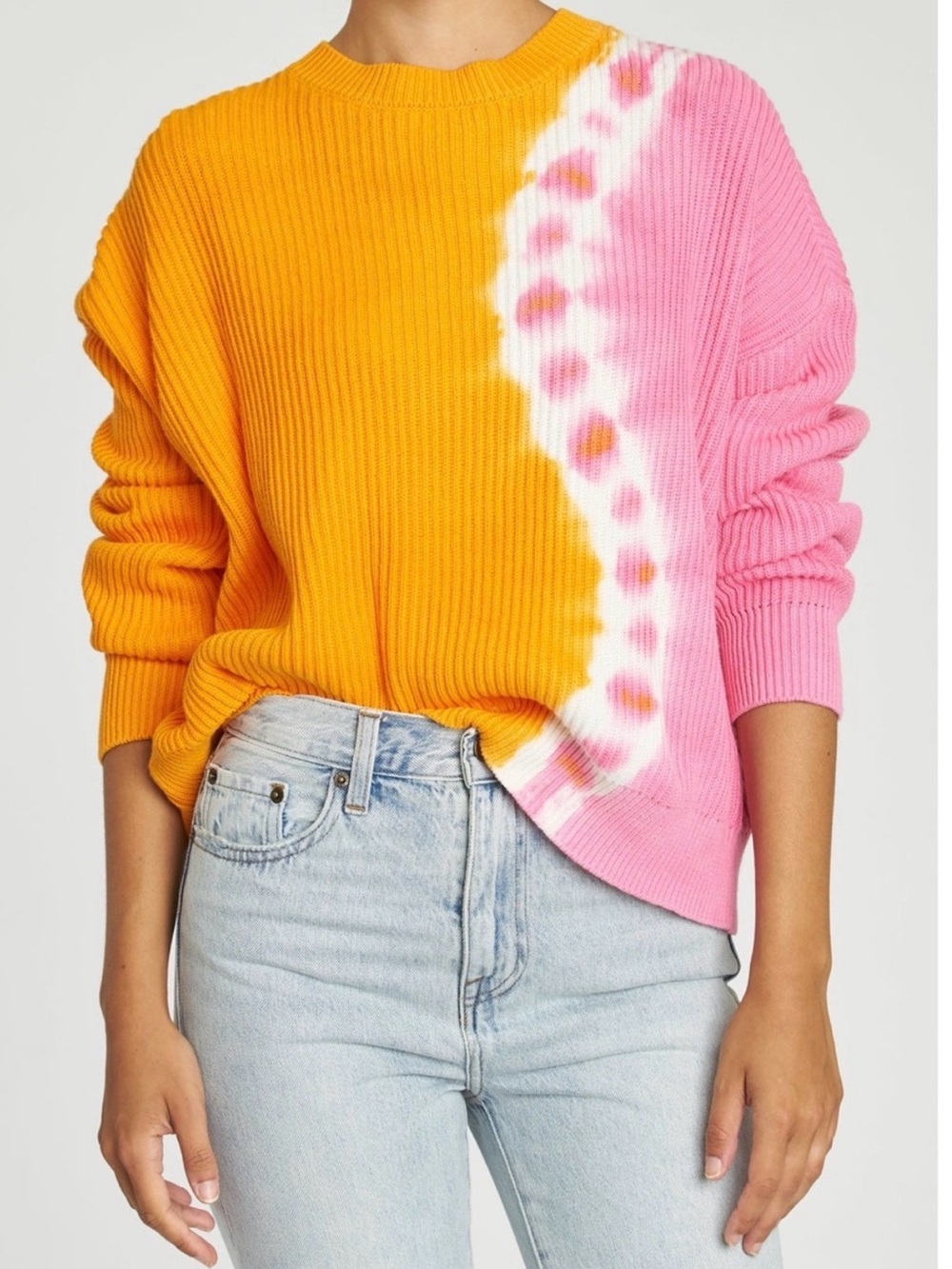 Pistola Eva Cropped Sweater in Palmetto Cotton Colorway Oversized size XS NWT